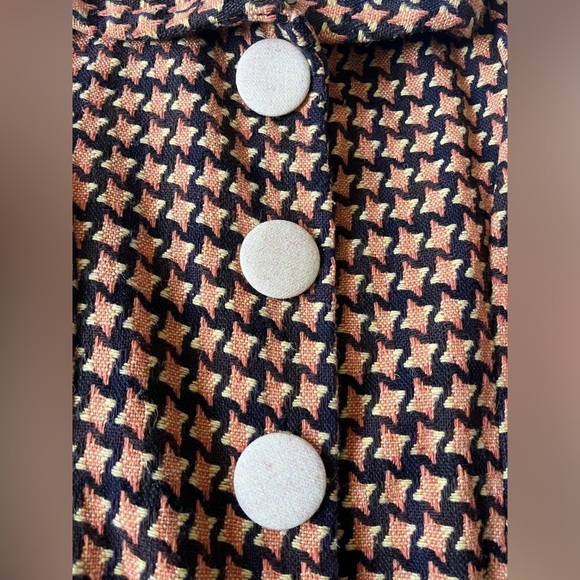 Aziz Women Size Small Knit Tie Belt Pea Coat Winter Heavy Stylish - Picture 6 of 11